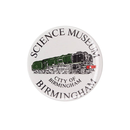 SCIENCE MUSEUM 缶バッジ バッチ　蒸気機関車