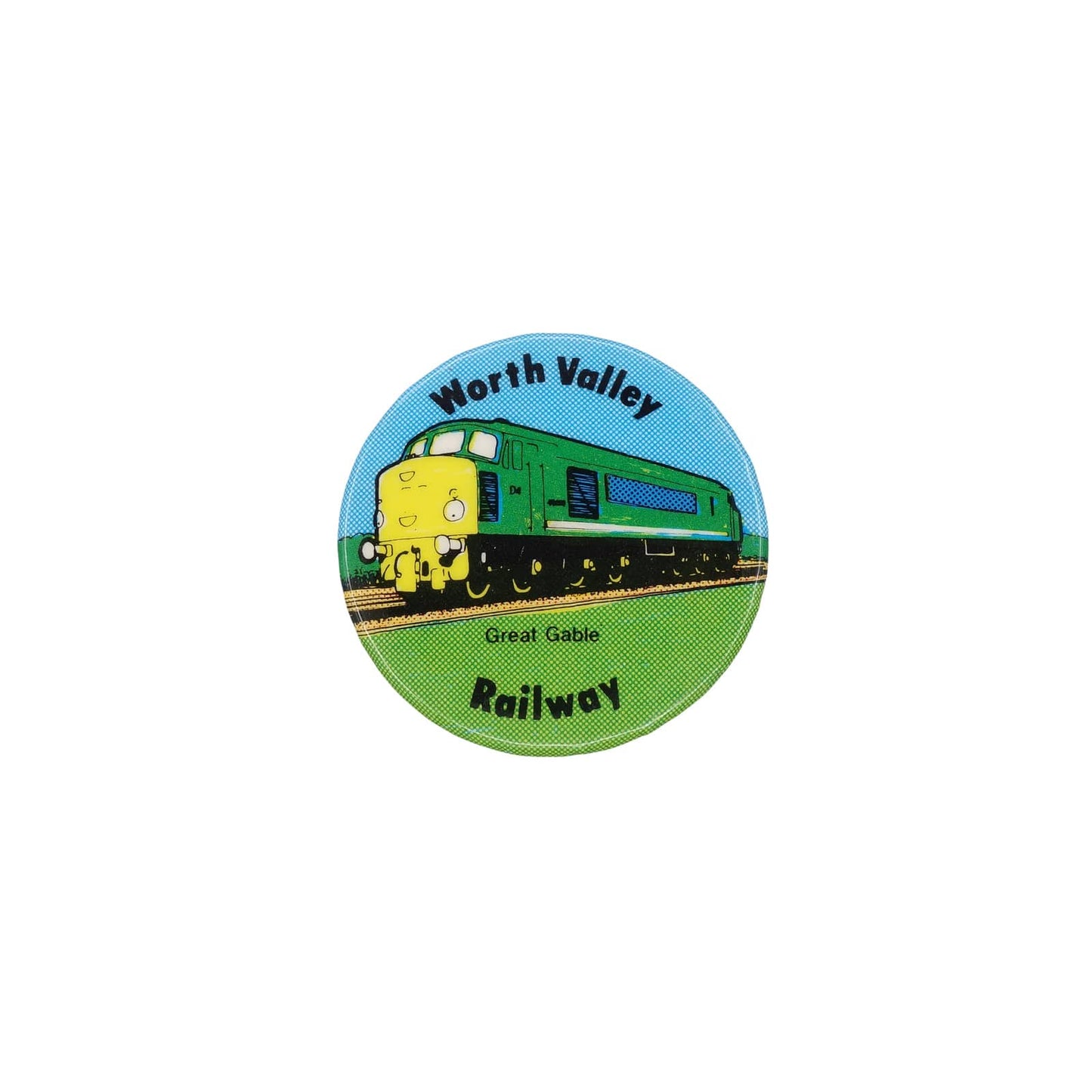 Worth Valley Railway ワース・バレー鉄道 缶バッジ バッチ ディーゼル機関車