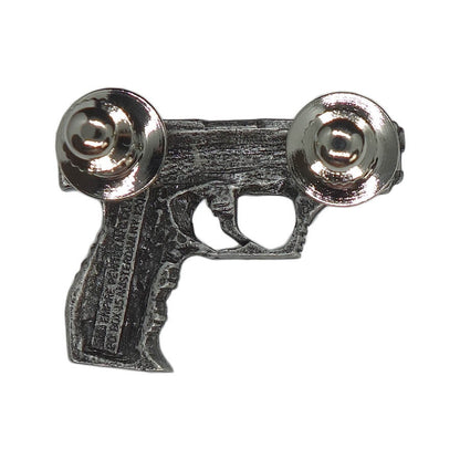 ピストル ピンズ WALTHER 拳銃 ピューター EMPIRE PEWTER MFG 留め具付