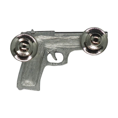 ピストル ピンズ Beretta 92 鉄砲 拳銃 ピューター 留め具付き