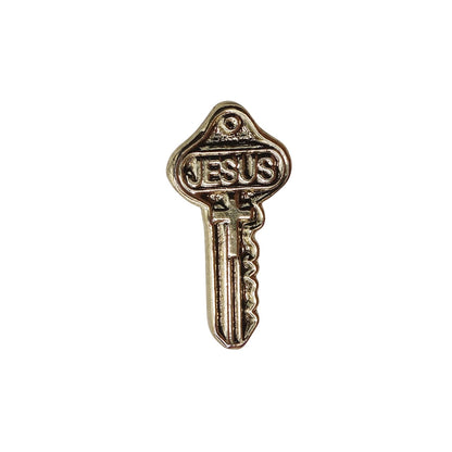 JESUS 鍵 十字架 ピンズ