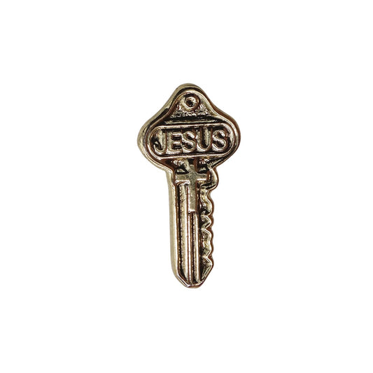JESUS 鍵 十字架 ピンズ