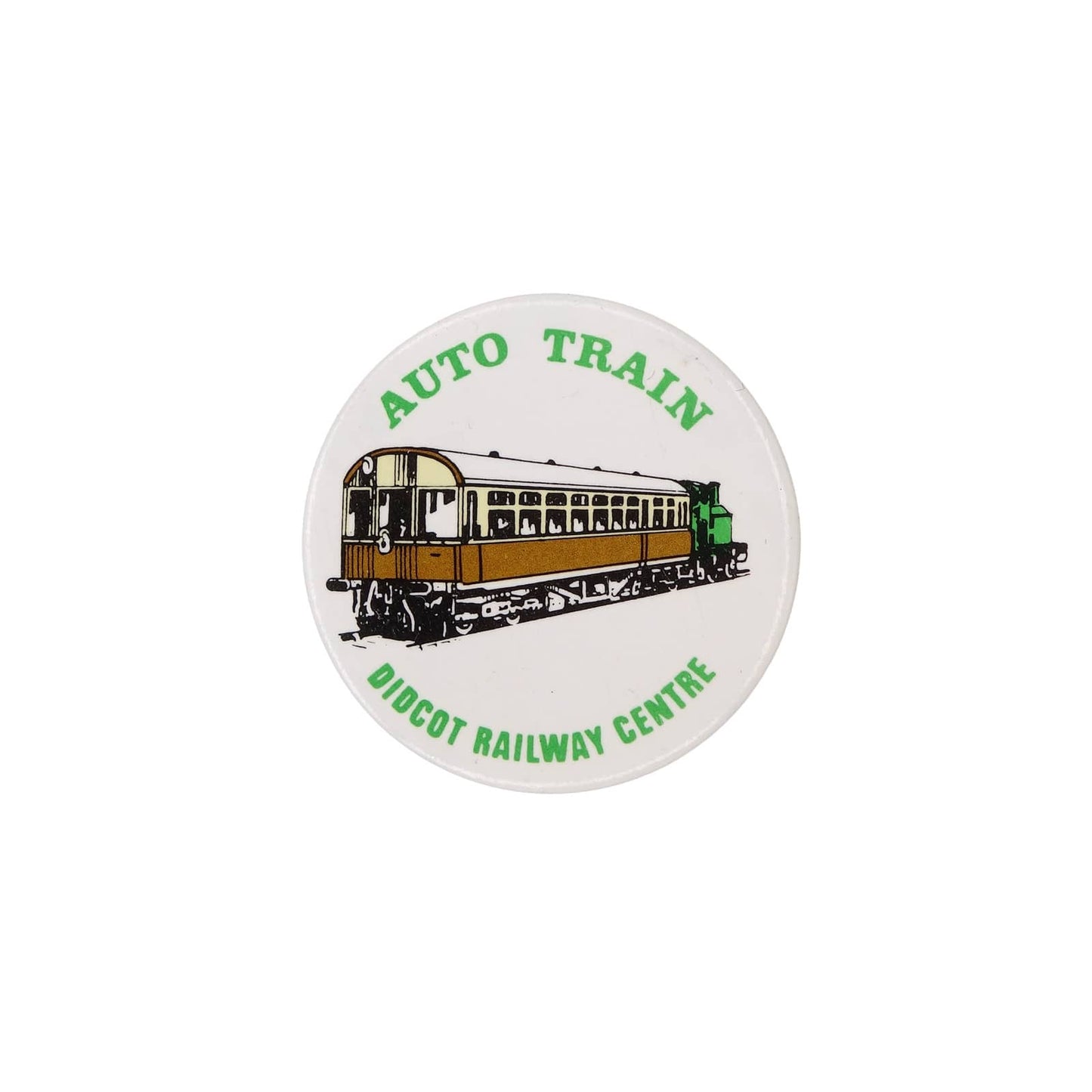 AUTO TRAIN オートトレイン DIDCOT RAILWAY CENTRE 缶バッジ バッチ