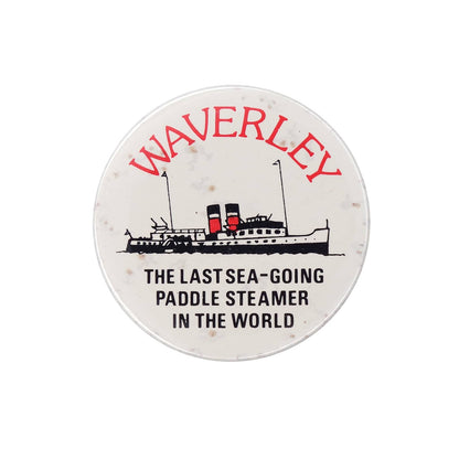 外輪船 WAVERLEY 缶バッジ バッチ