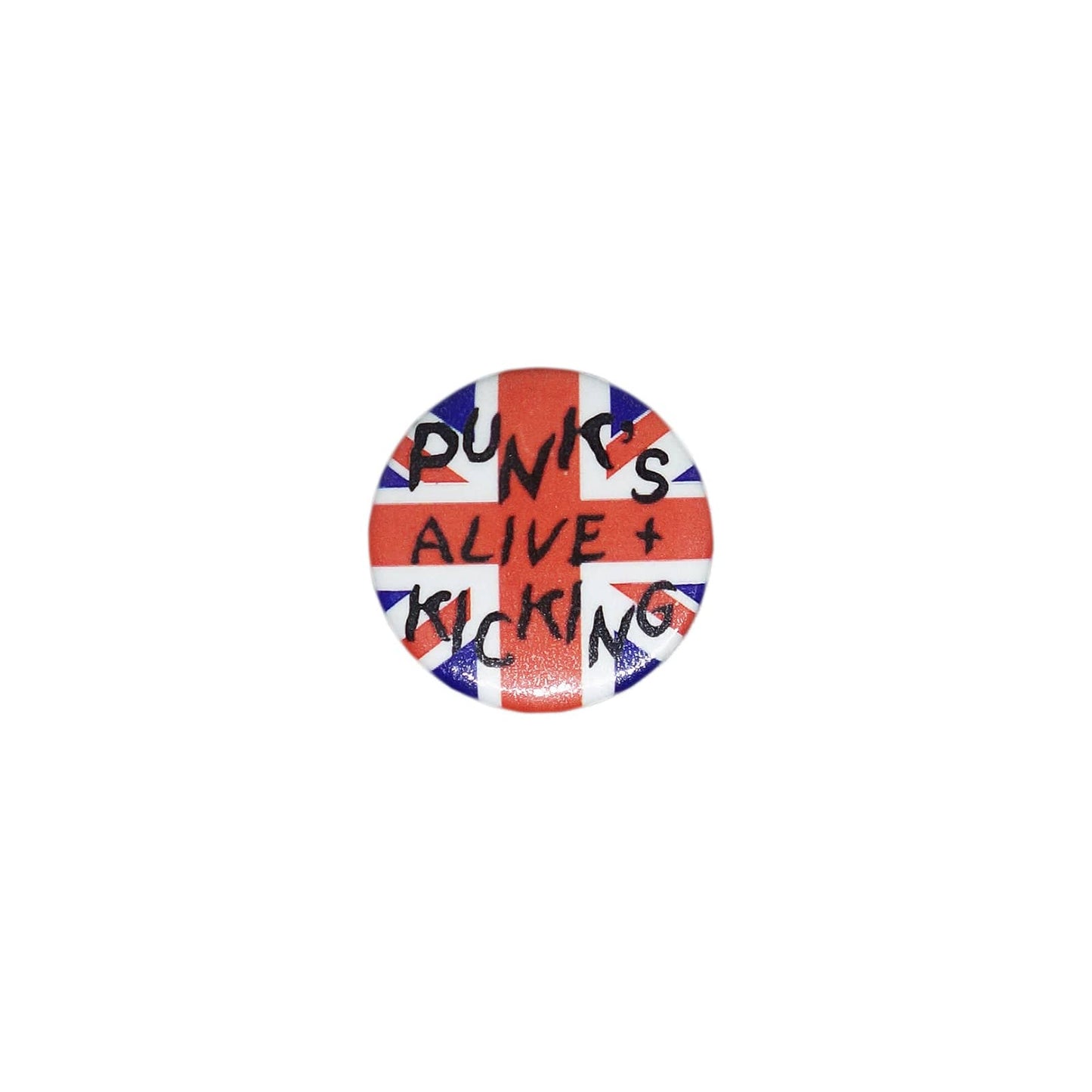 PUNK'S ALIVE + KICKING 缶バッジ バッチ ユニオンジャック