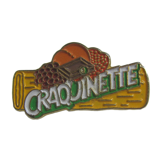 ピンズ CRAQUINETTE チョコレート フルーツ フランス 留め具付き