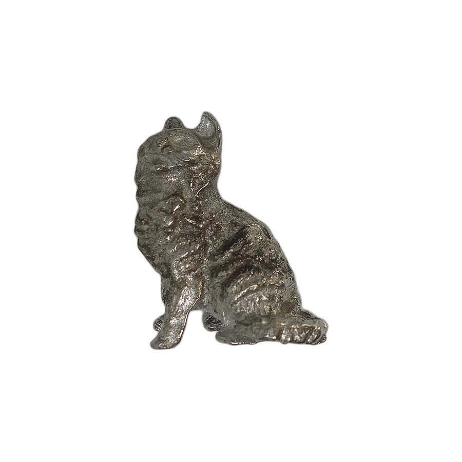 猫 ピンズ 留め具付き