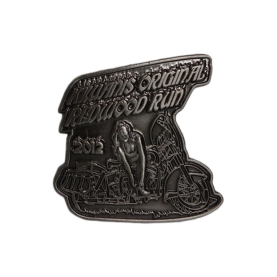 KIWANIS ORIGINAL REDWOOD RUN 2012 バイカー ピンズ 留め具付き