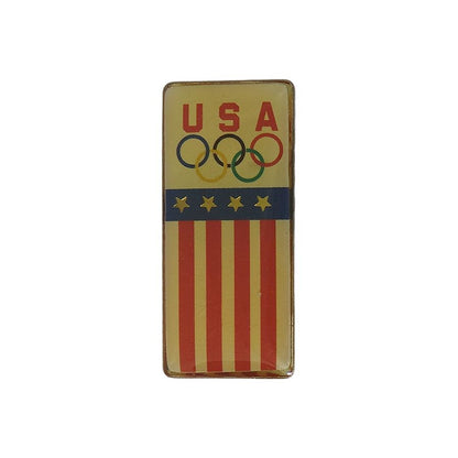 USA オリンピック ピンズ 五輪 星条旗 留め具付き