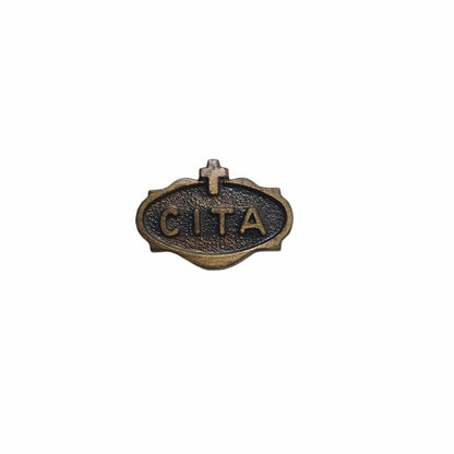 CITA 十字架 Christ is the Answer ピンバッジ ブローチ ビンテージ