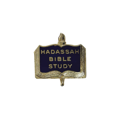 聖書とペン HADASSAH BIBLE STUDY ピンバッジ ブローチ