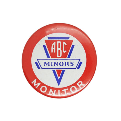ABC CINEMAS MINORS MONITOR 缶バッジ ビンテージ バッチ