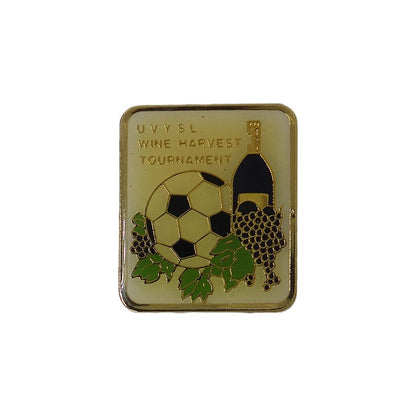 UVYSL WINE HARVEST TOURNAMENT ピンズ サッカー 留め具付き