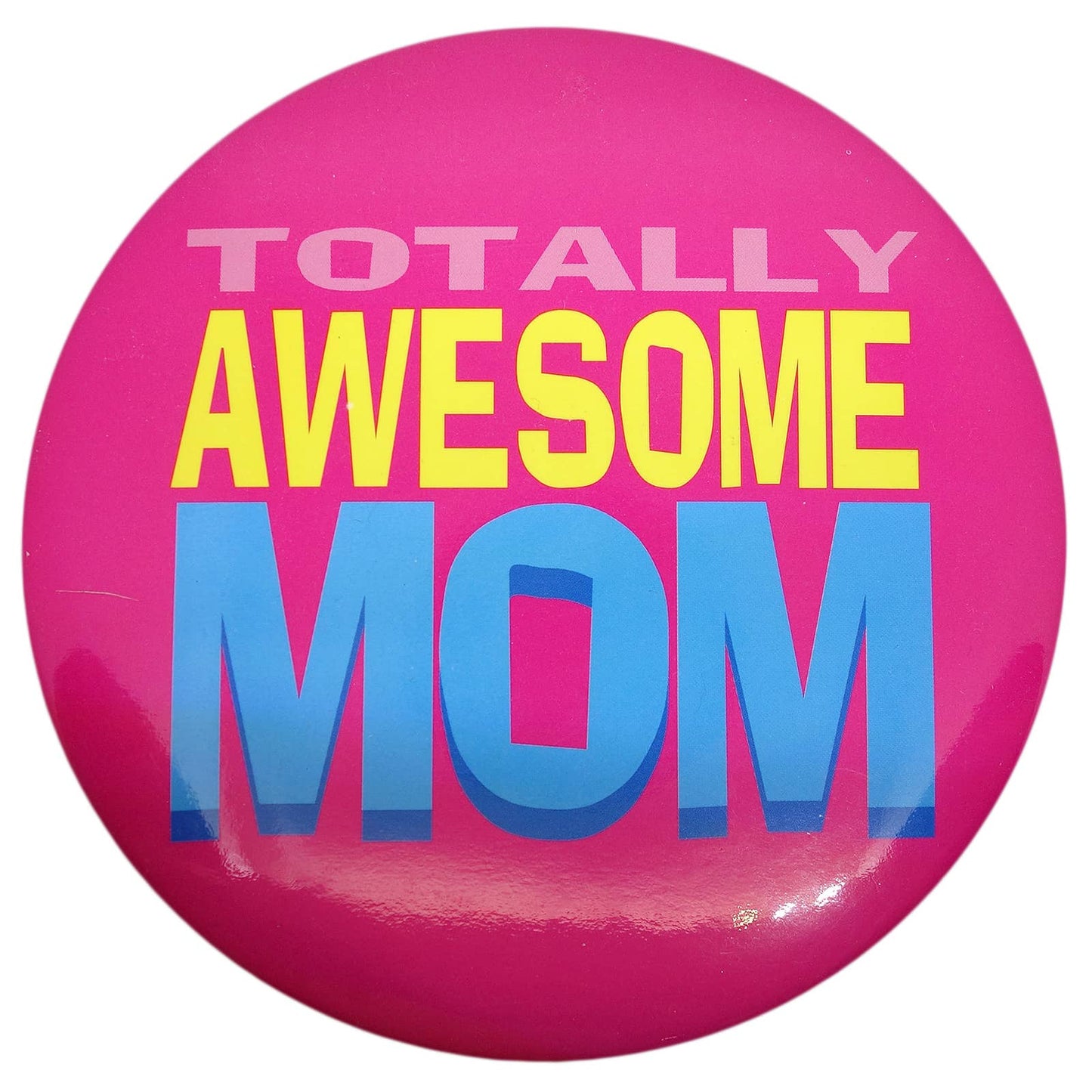 TOTALLY AWESOME MOM ドデカ スタンド付き 缶バッジ バッチ