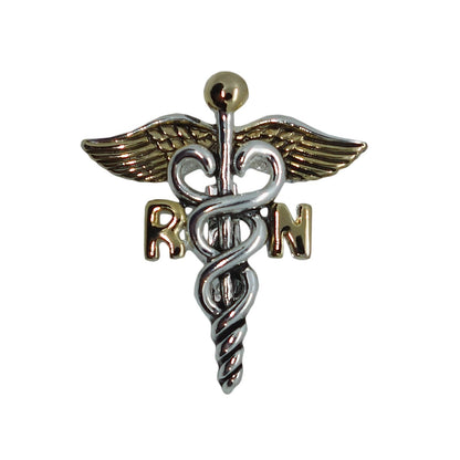 Registered Nurse ケーリュケイオン 正看護師 ペンダントブローチ