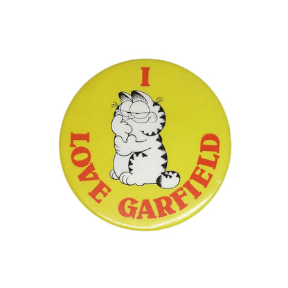 I LOVE GARFIELD 缶バッジ バッチ　ガーフィールド