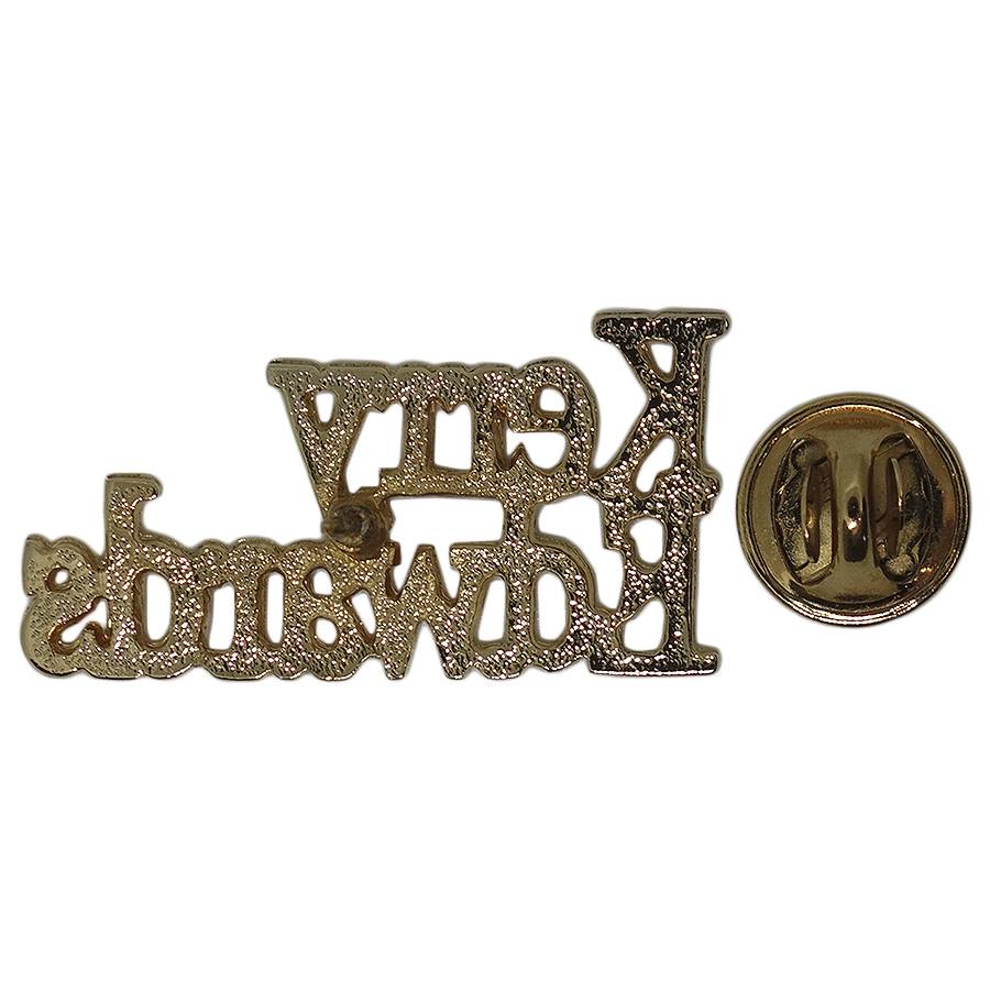 Kerry Edwards ピンズ 金色 留め具付き