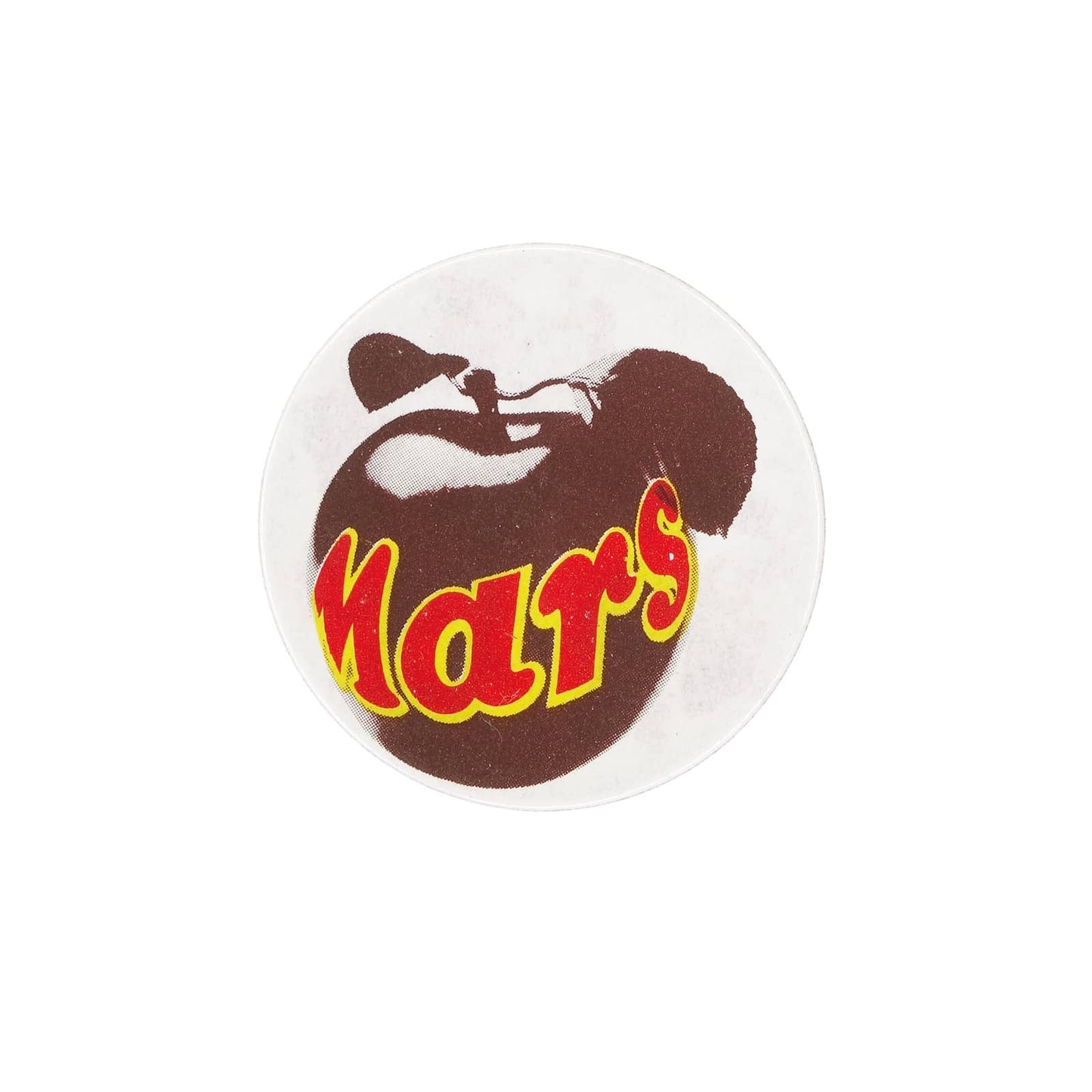 Mars チョコレートブランド 缶バッジ バッチ りんご