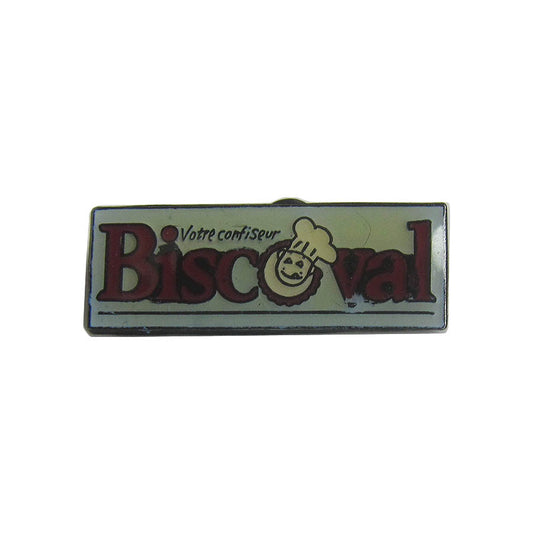 ピンズ Biscoval 留め具付き フランス レトロ ピンバッジ