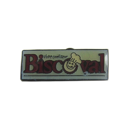 ピンズ Biscoval 留め具付き フランス レトロ ピンバッジ