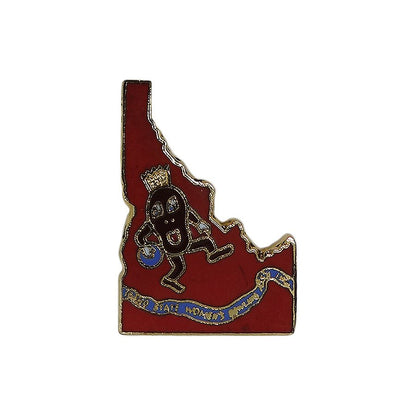 IDAHO STATE WBA ボウリング ピンバッチブローチ アイダホ州 地図型 ビンテージ