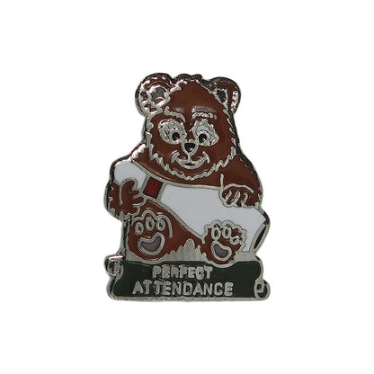 PERFECT ATTENDANCE 熊 ピンバッチ ブローチ ボウリング MAFCO