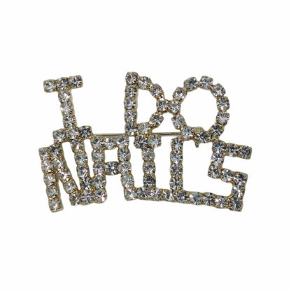 I DO NAILS ラインストーン ブローチ