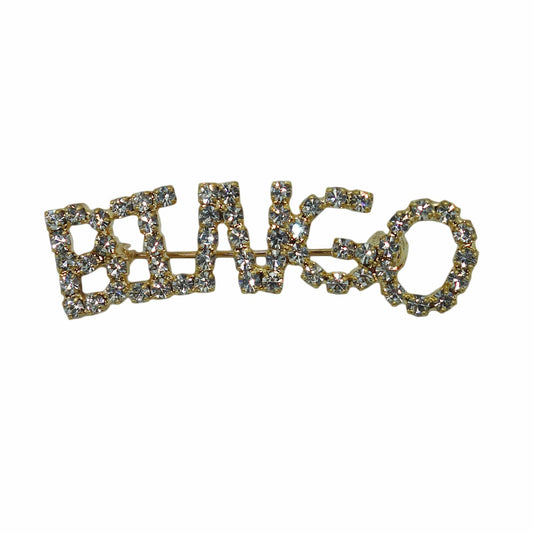 BINGO ラインストーン ブローチ ビンゴ