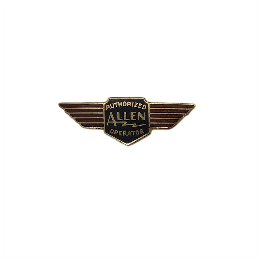 AUTHORIZED ALLEN OPERATOR スクリューネジ ビンテージピン ミリタリー