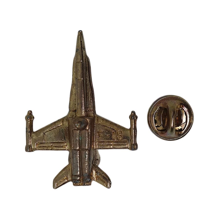 F-18 戦闘機 ピンズ ミリタリー 留め具付き