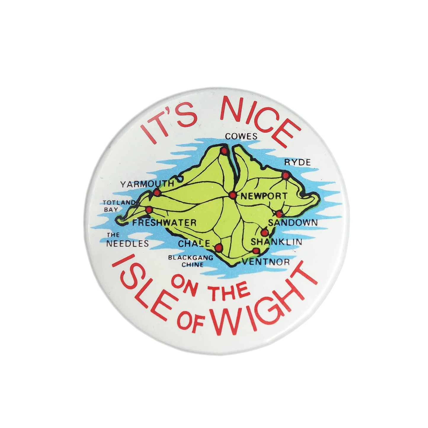 ISLE OF WIGHT ワイト島 缶バッジ バッチ