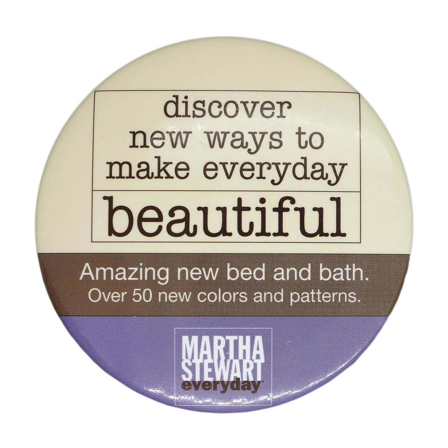 MARTHA STEWART everyday 缶バッジ バッチ