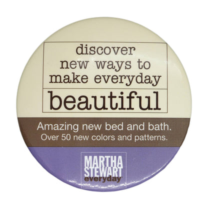 MARTHA STEWART everyday 缶バッジ バッチ