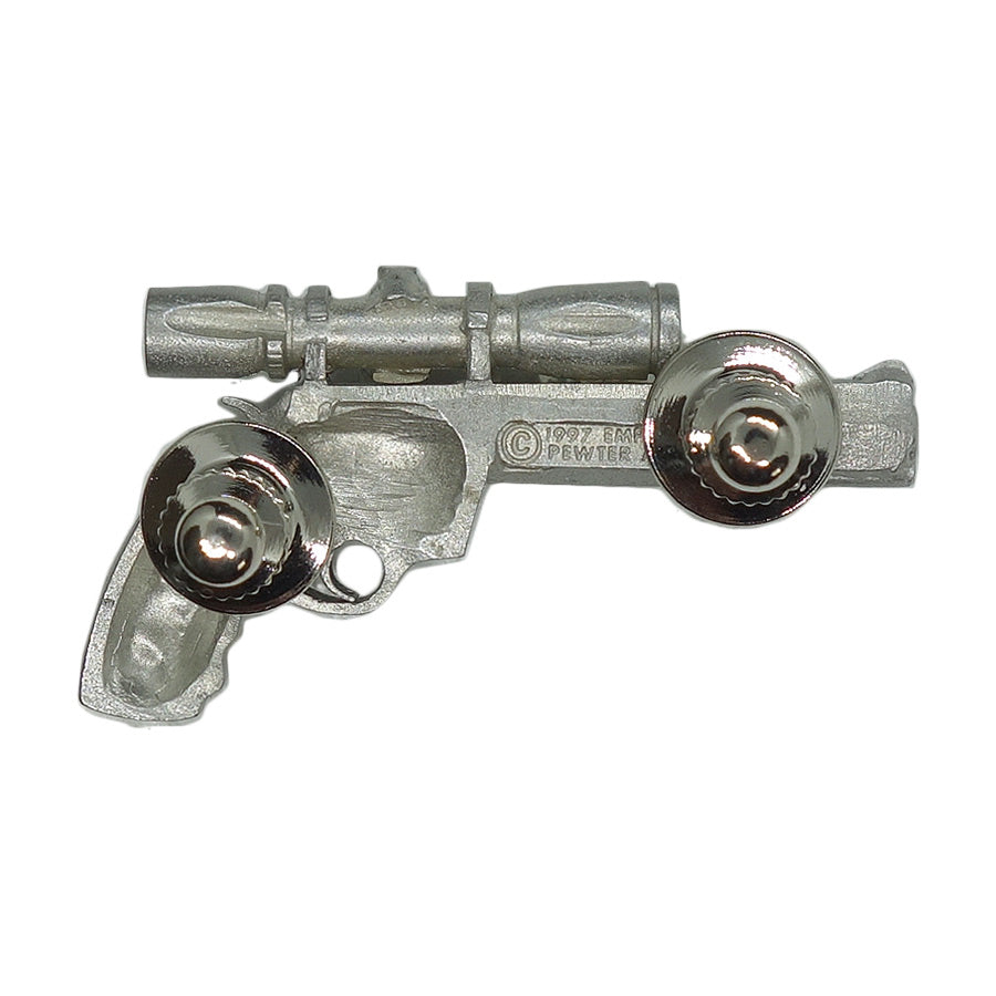 ピストル ピンズ リボルバー 拳銃 ピューター EMPIRE PEWTER MFG 留め具付