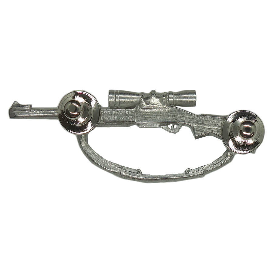 ライフル銃 ピンズ ピューター EMPIRE PEWTER MFG 留め具付き