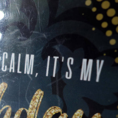 I CAN'T KEEP CALM, IT'S MY Birthday 缶バッジ バッチ