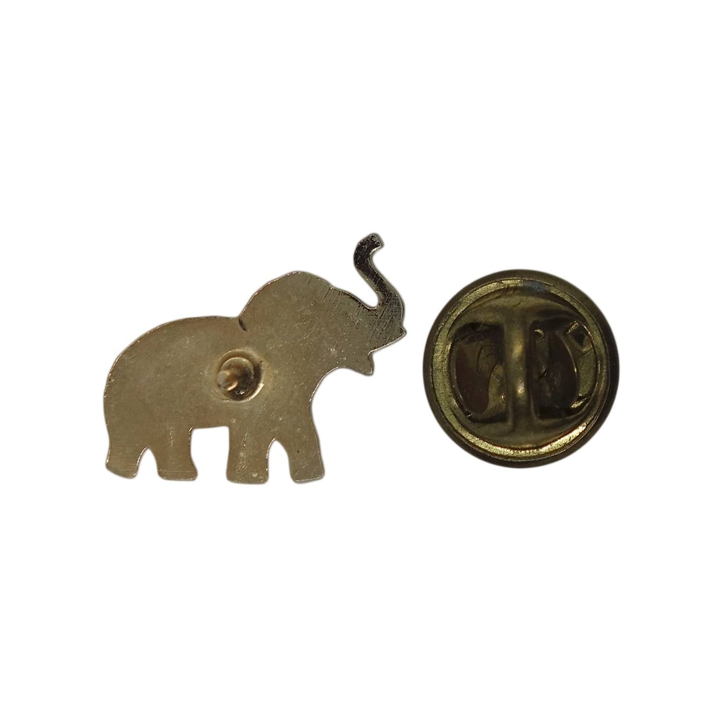 象 ピンズ 動物 金色