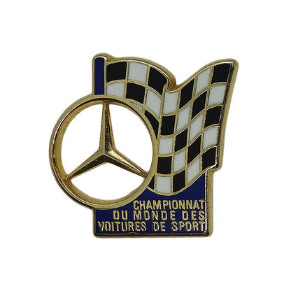 チェッカーフラッグ Benz エンブレム ピンズ F1 ベンツ Arthus Bertrand