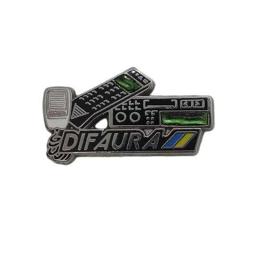 DIFAURA CB RADIO ピンズ 無線機 DECAT PARIS 留め具付き
