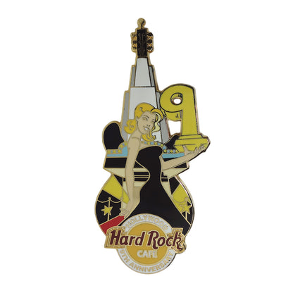 Hard Rock CAFE ウェイトレス女性 ピンズ ハードロックカフェ HOLLYWOOD