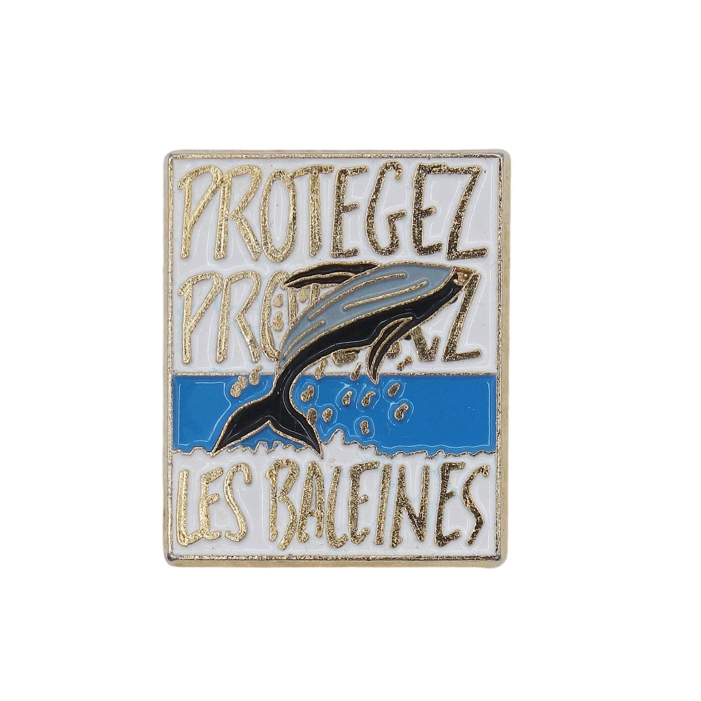 PROTEGEZ LES BALEINES 鯨 ピンズ