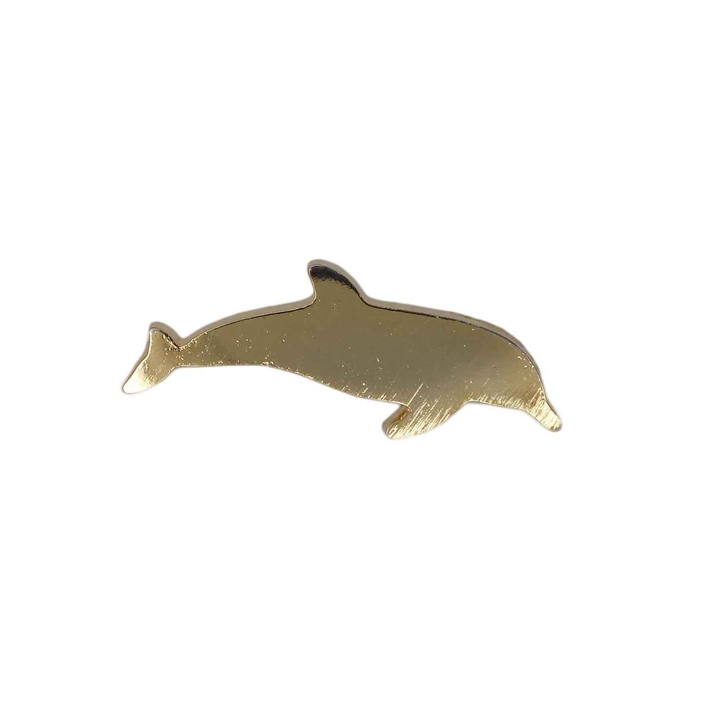 イルカ ピンズ 動物 金色