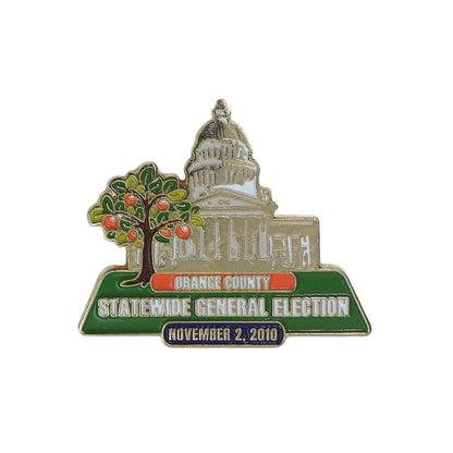 ORANGE COUNTY STATEWIDE GENERAL ELECTION ピンズ留め具付き