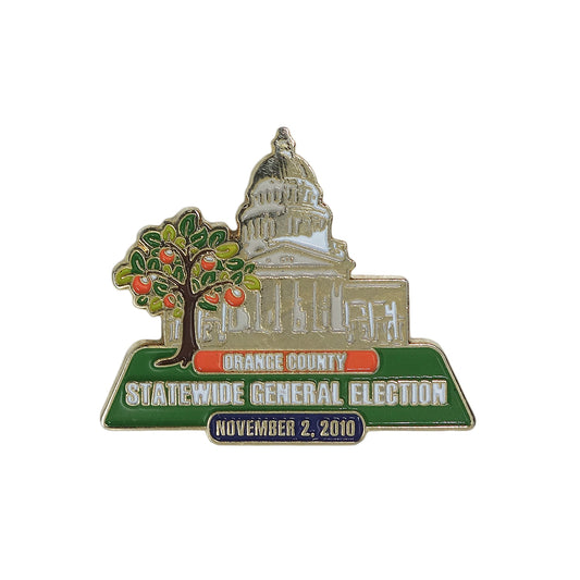 ORANGE COUNTY STATEWIDE GENERAL ELECTION ピンズ留め具付き