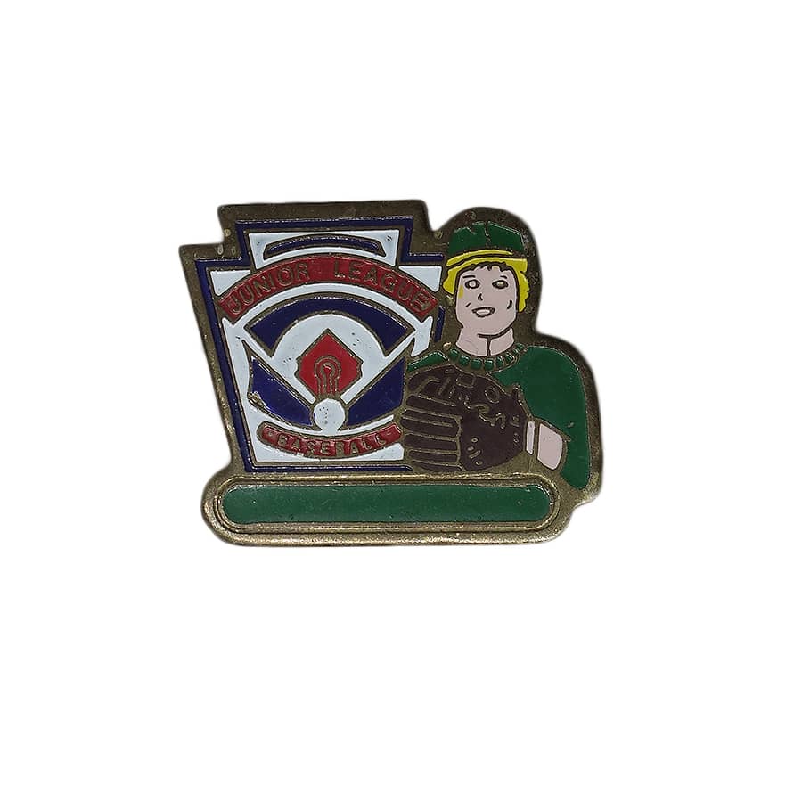 JUNIOR LEAGUE BASEBALL ピンズ 野球 ベースボール 留め具付き