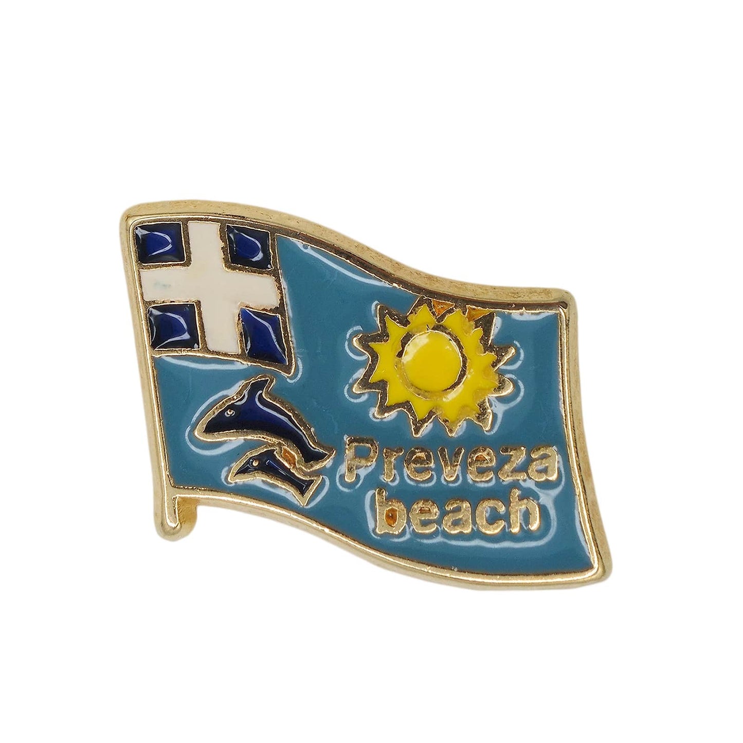 Preveza beach イルカ ピンズ プレベザ ギリシャ フラッグ