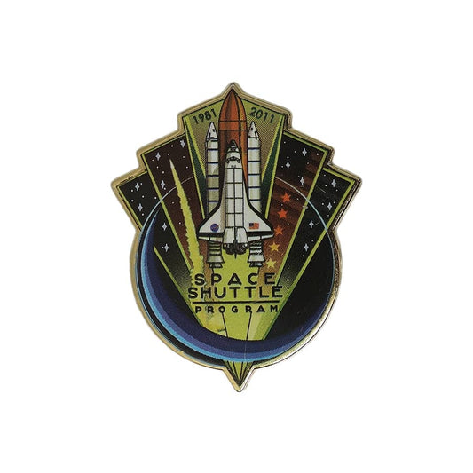 NASA スペースシャトル ピンズ 留め具付き