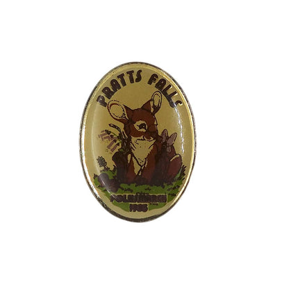 PRATTS FALLS ウサギ ピンズ FOLKSMARCH 1985 留め具付き