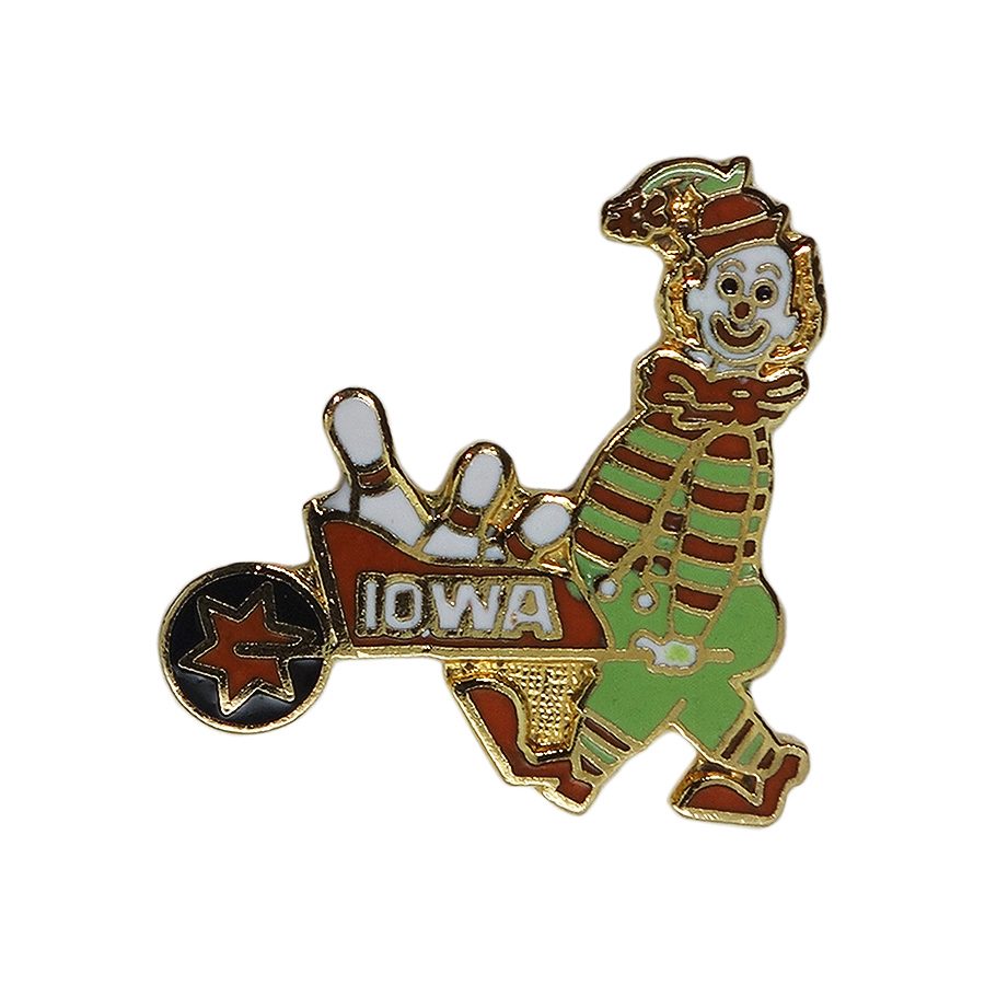 IOWA ボウリング ピンズ ピエロ ビンテージ