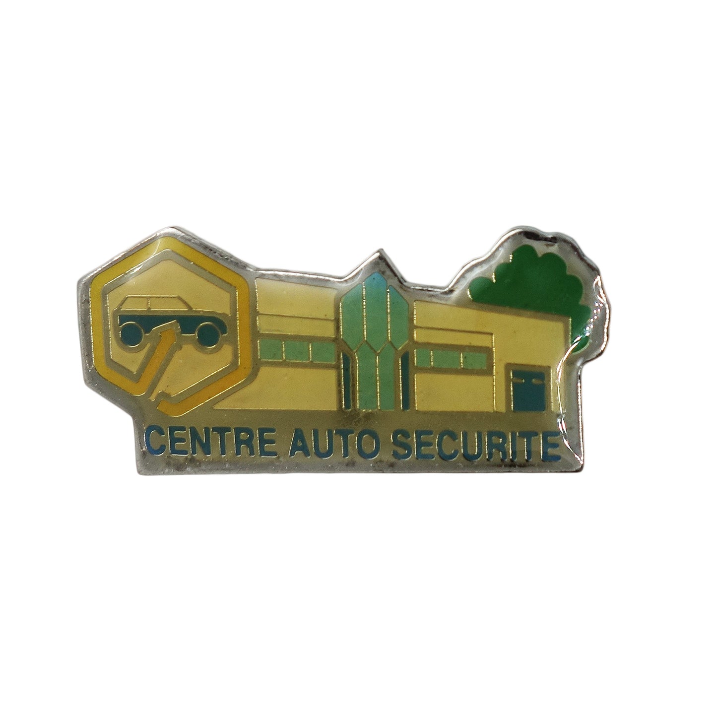 CENTRE AUTO SECURITE ピンズ 自動車検査所 留め具付き